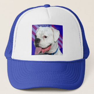 De Camionero Gorra blanco patriótico del boxeador