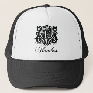 DE CAMIONERO GORRA BLANCO Y NEGRO SIN DEFECTOS