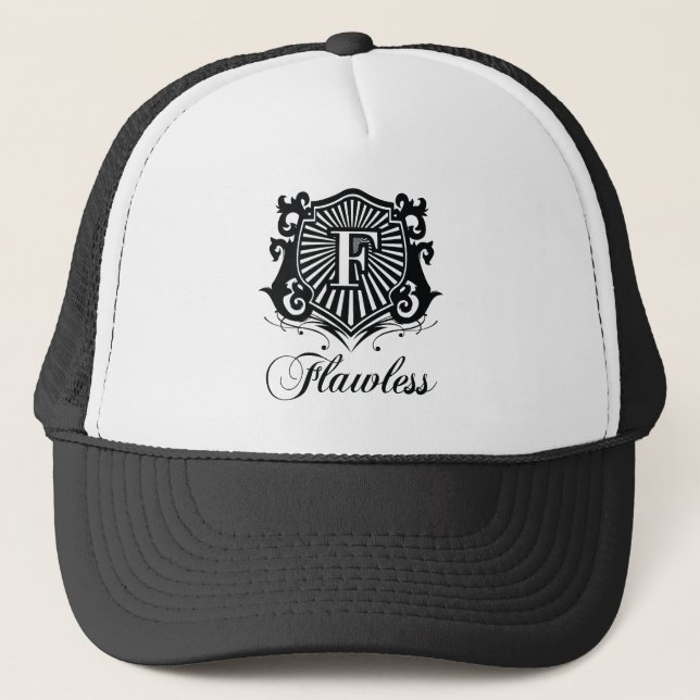 DE CAMIONERO GORRA BLANCO Y NEGRO SIN DEFECTOS (Anverso)