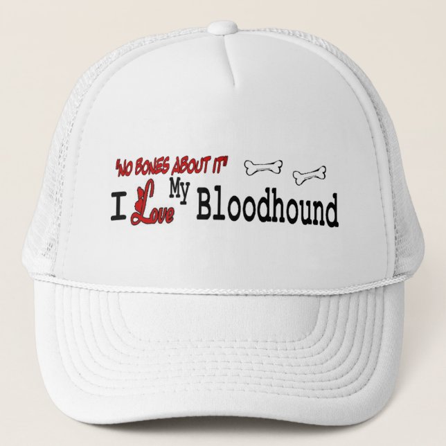 De Camionero Gorra Bloodhound (I Love) (Anverso)