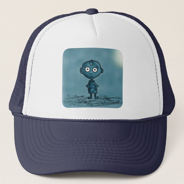 De Camionero Gorra Blue Boy (Anverso)