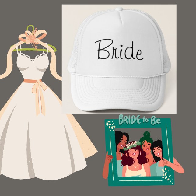 De Camionero Gorra Boda blanco (Subido por el creador)