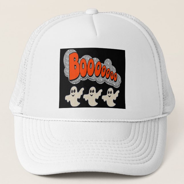 De Camionero Gorra Boo Ghosts (Anverso)