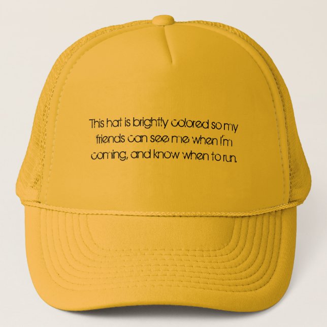 De Camionero gorra brillantemente coloreado (Anverso)