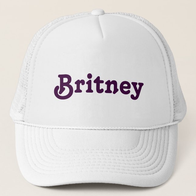 De Camionero Gorra Britney (Anverso)