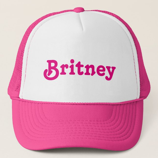 De Camionero Gorra Britney (Anverso)