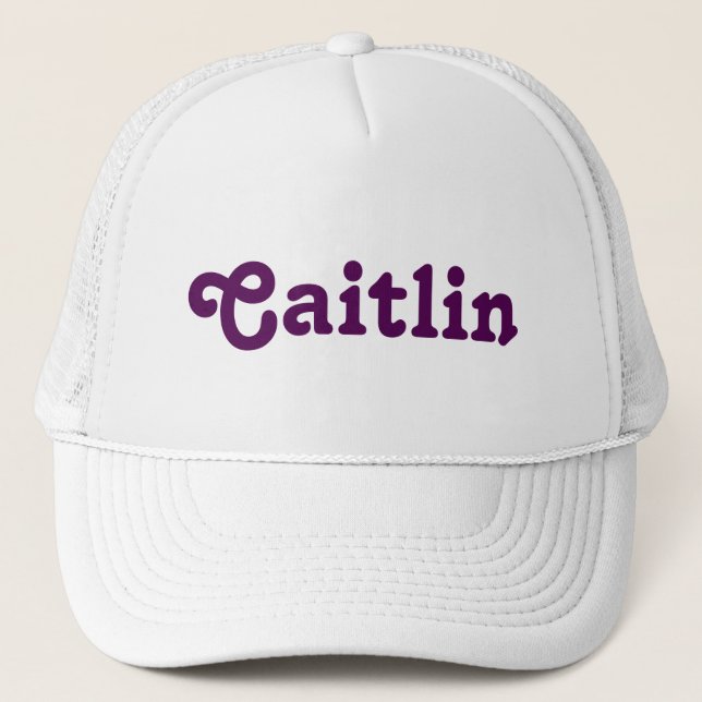 De Camionero Gorra Caitlin (Anverso)