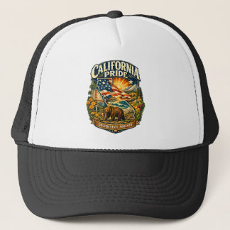De Camionero Gorra California Pride Golden State Forever