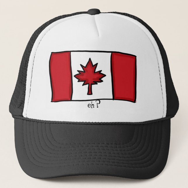 De Camionero Gorra canadiense "¿eh?" (Anverso)