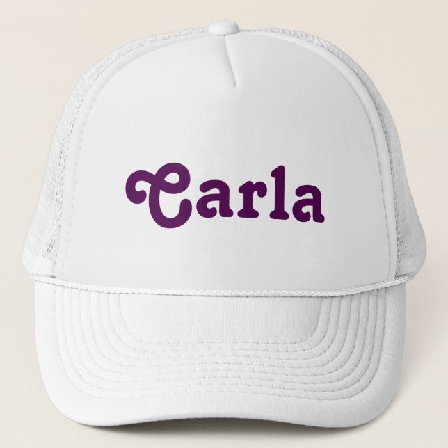De Camionero Gorra Carla (Anverso)