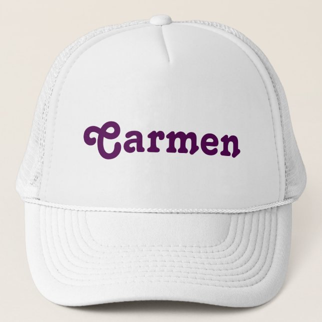 De Camionero Gorra Carmen (Anverso)