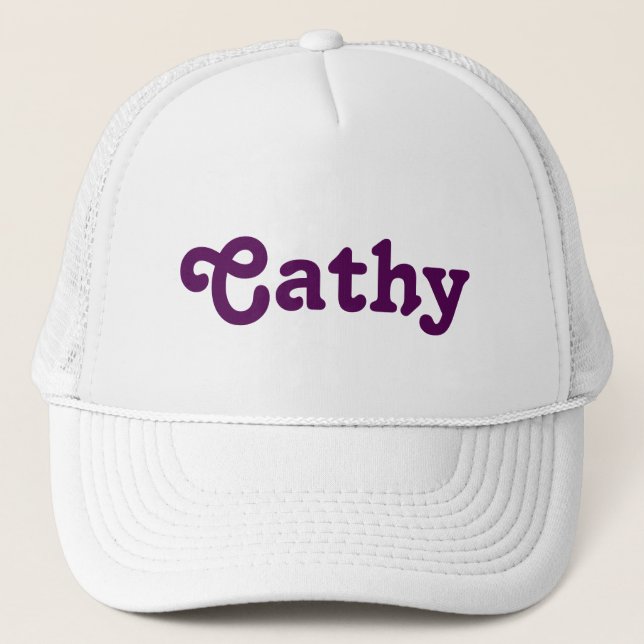 De Camionero Gorra Cathy (Anverso)