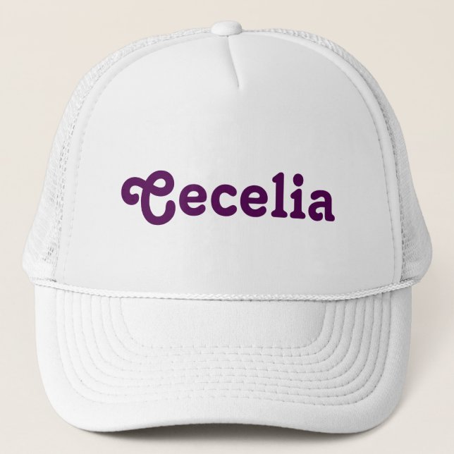De Camionero Gorra Cecelia (Anverso)