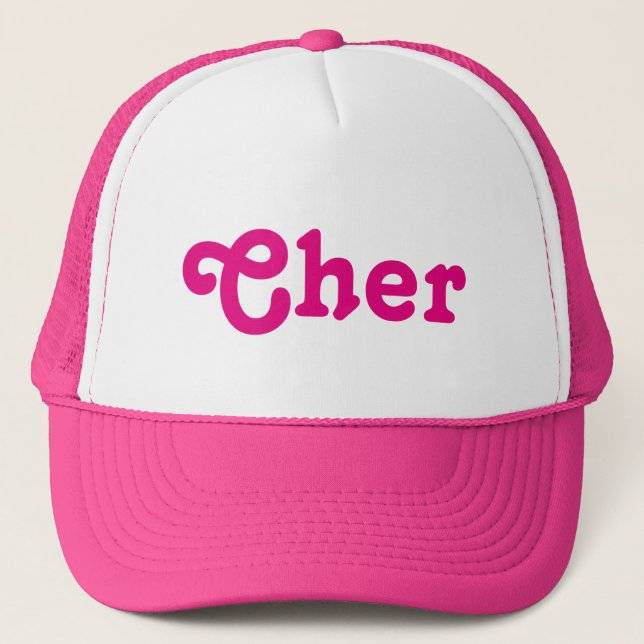 De Camionero Gorra Cher (Anverso)