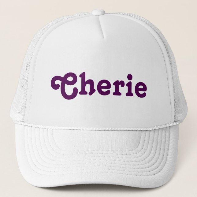De Camionero Gorra Cherie (Anverso)