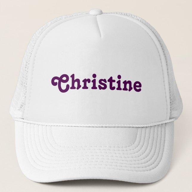 De Camionero Gorra Christine (Anverso)