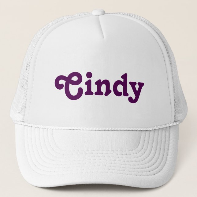 De Camionero Gorra Cindy (Anverso)