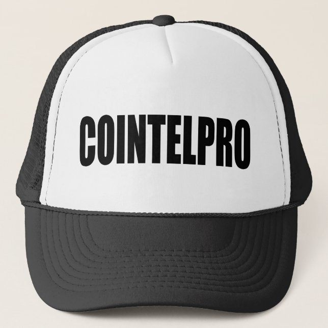 DE CAMIONERO GORRA COINTELPRO (Anverso)