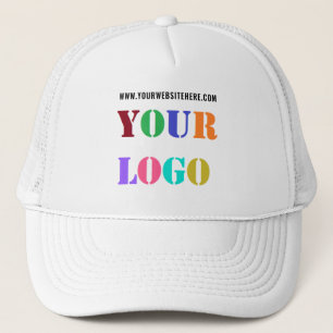 De Camionero Gorra comercial promocional Su logotipo y sitio we