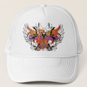 De Camionero Gorra con alas Phoenix anaranjado ASUSTADIZO del