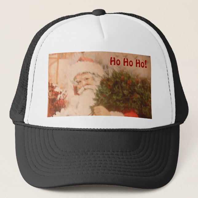 De Camionero Gorra Con Santa Ho Ho Ho Ho Ho (Anverso)