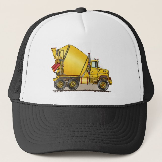 De Camionero Gorra concreto del camión (Anverso)