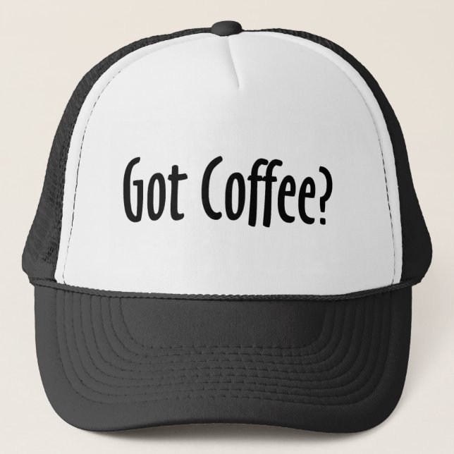 De Camionero Gorra conseguido del café (Anverso)
