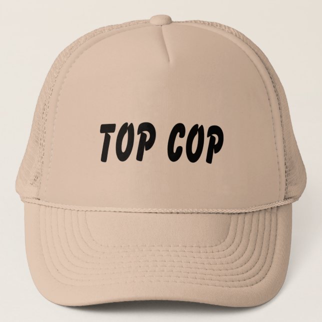 De Camionero Gorra Cop superior (Anverso)