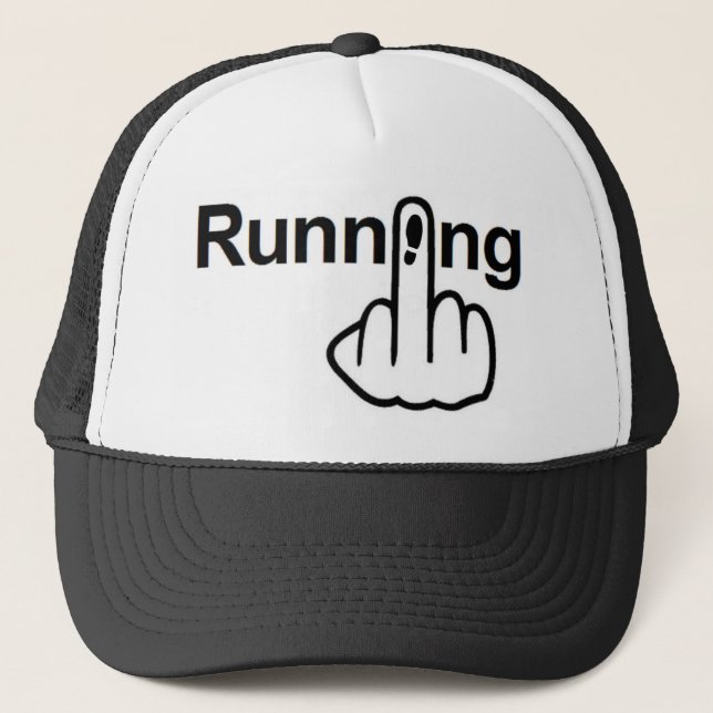 De Camionero Gorra corriendo voltear (Anverso)