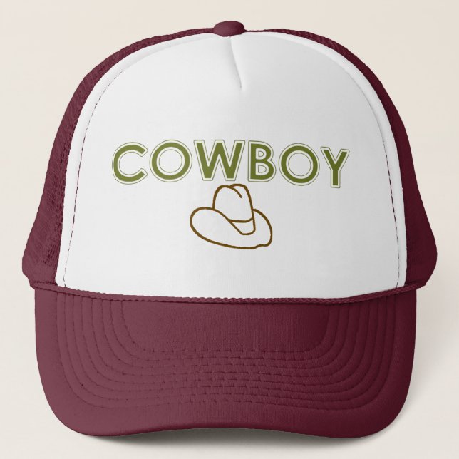 De Camionero Gorra Cowboy (Anverso)