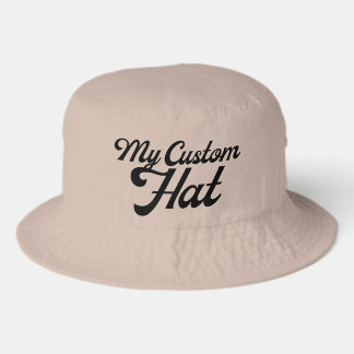 De Camionero Gorra cubeta personalizable clásica KHAKI en blanc