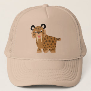 De Camionero Gorra Cute Happy Personalizado Smilodon
