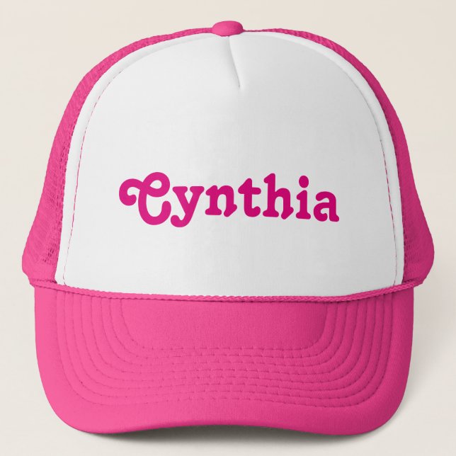 De Camionero Gorra Cynthia (Anverso)