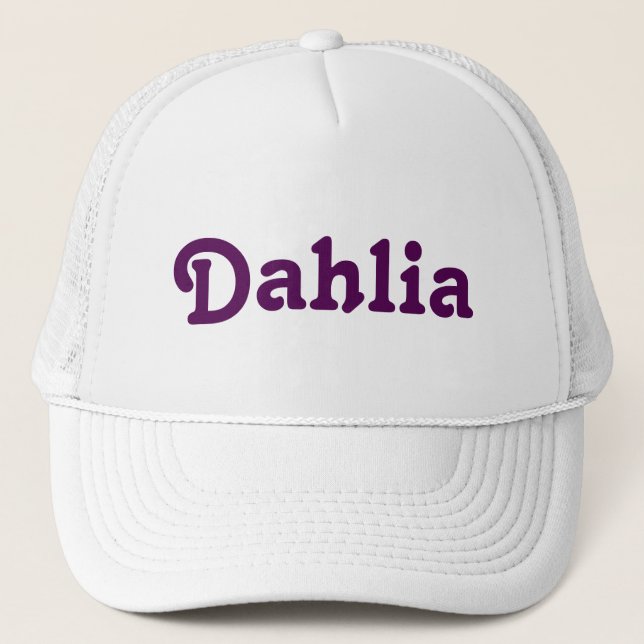 De Camionero Gorra Dahlia (Anverso)