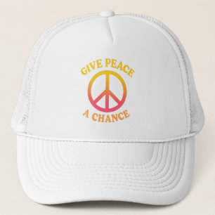 De Camionero Gorra 'Dale una oportunidad a la paz'