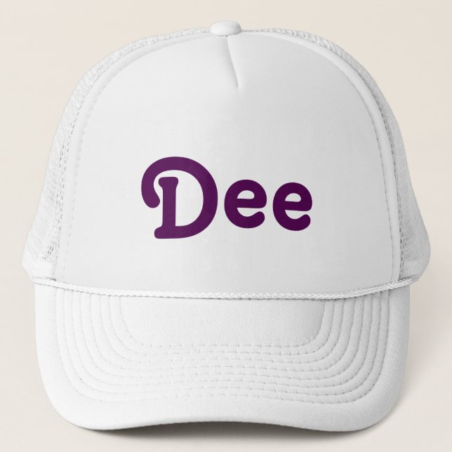 De Camionero Gorra Dee (Anverso)