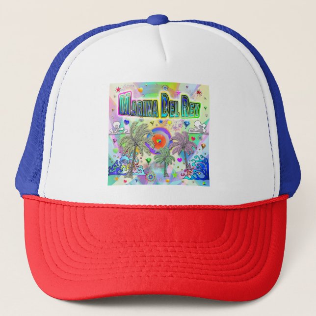 De Camionero Gorra Deep Dream Marina Del Rey (Anverso)
