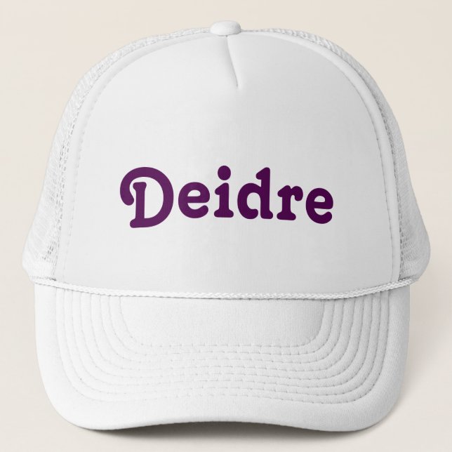 De Camionero Gorra Deidre (Anverso)