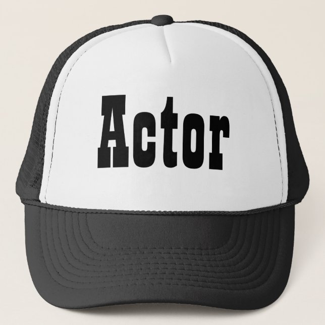 De Camionero Gorra del actor (Anverso)