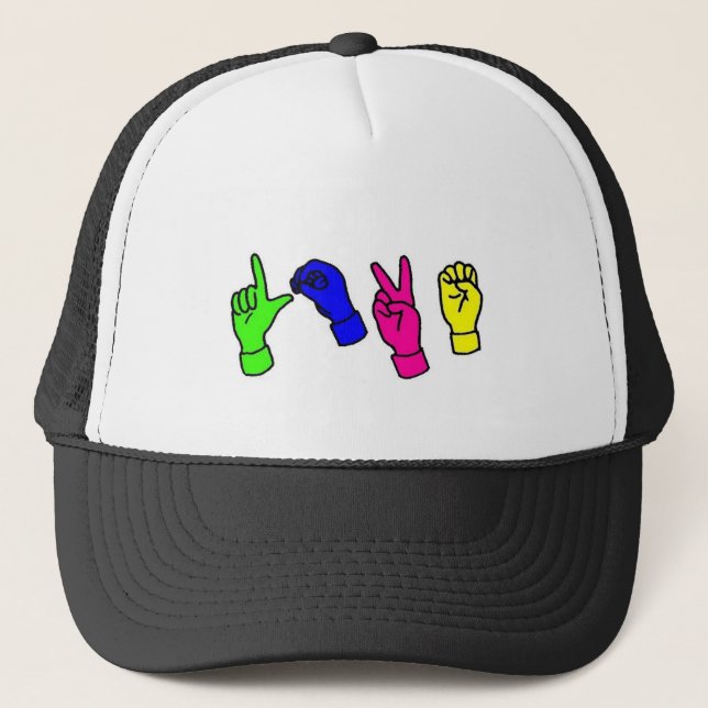 De Camionero Gorra del amor (Anverso)