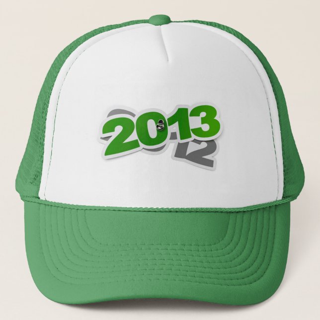 De Camionero Gorra del Año Nuevo 2013 (Anverso)