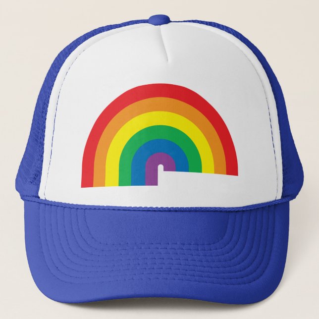 De Camionero Gorra del arco iris (Anverso)