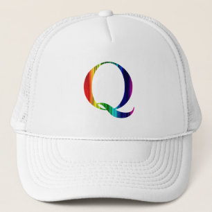 De Camionero Gorra del arco iris Q