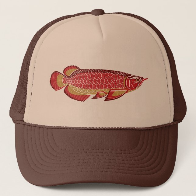 De Camionero gorra del arowana (Anverso)