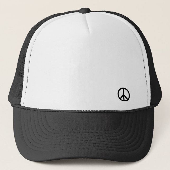 De Camionero gorra del b&w (Anverso)