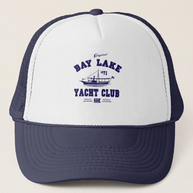 De Camionero Gorra del Bay Lake Yacht Club. Personalizable comp (Anverso)