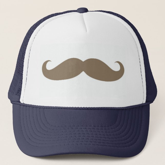 De Camionero Gorra del bigote (Anverso)