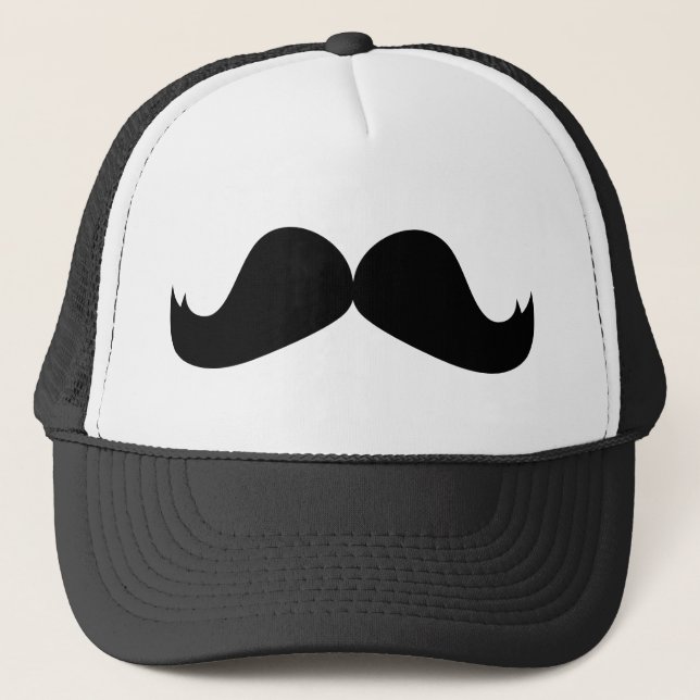 De Camionero Gorra del bigote (Anverso)