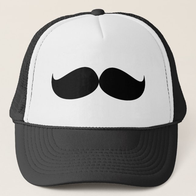 De Camionero Gorra del bigote (Anverso)