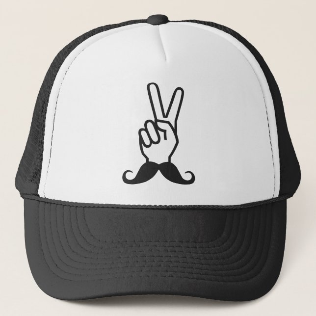 De Camionero Gorra del bigote que gana (Anverso)